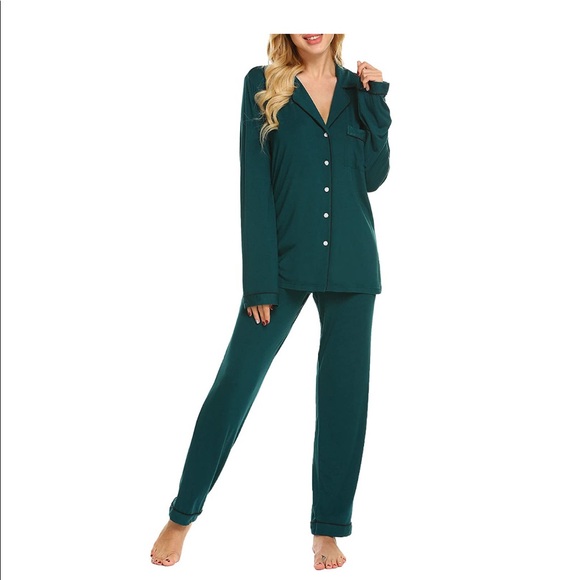 ekouaer Other - NWT Pajamas Set Long Sleeve Button Down Soft Pj